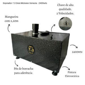 Soprador 7.3 Dois Motores - 2400wts